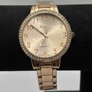 Rose Gold XOXO Men's Watch